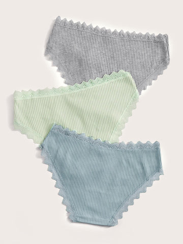 Pommier 3pack Trim Ribbed