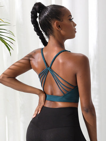 Bellflower Braided Detail Sports Bra