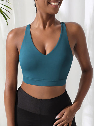 Bellflower Braided Detail Sports Bra