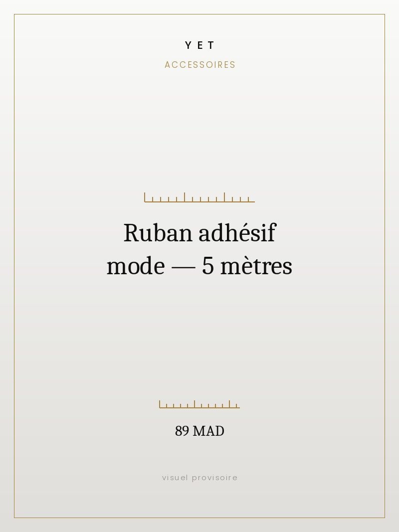 Ruban adhésif mode — 5 mètres