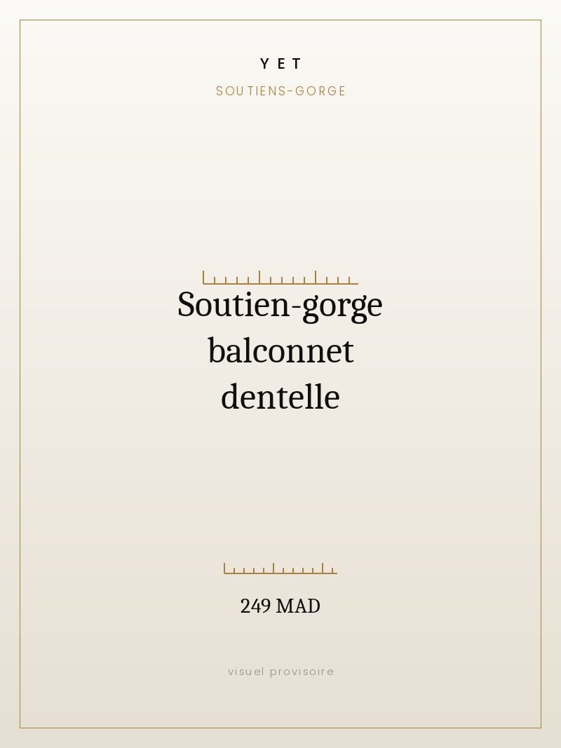 Soutien-gorge balconnet dentelle